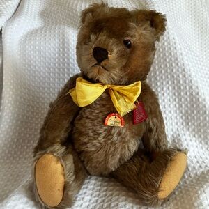 Steiff 14” Mohair Stuffed bear
